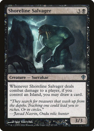 Shoreline Salvager [Worldwake] | Jomio and Rueliete's Cards and Comics