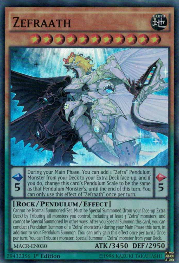 Zefraath [MACR-EN030] Super Rare | Jomio and Rueliete's Cards and Comics