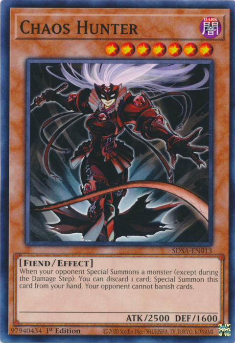 Chaos Hunter [SDSA-EN013] Common | Jomio and Rueliete's Cards and Comics