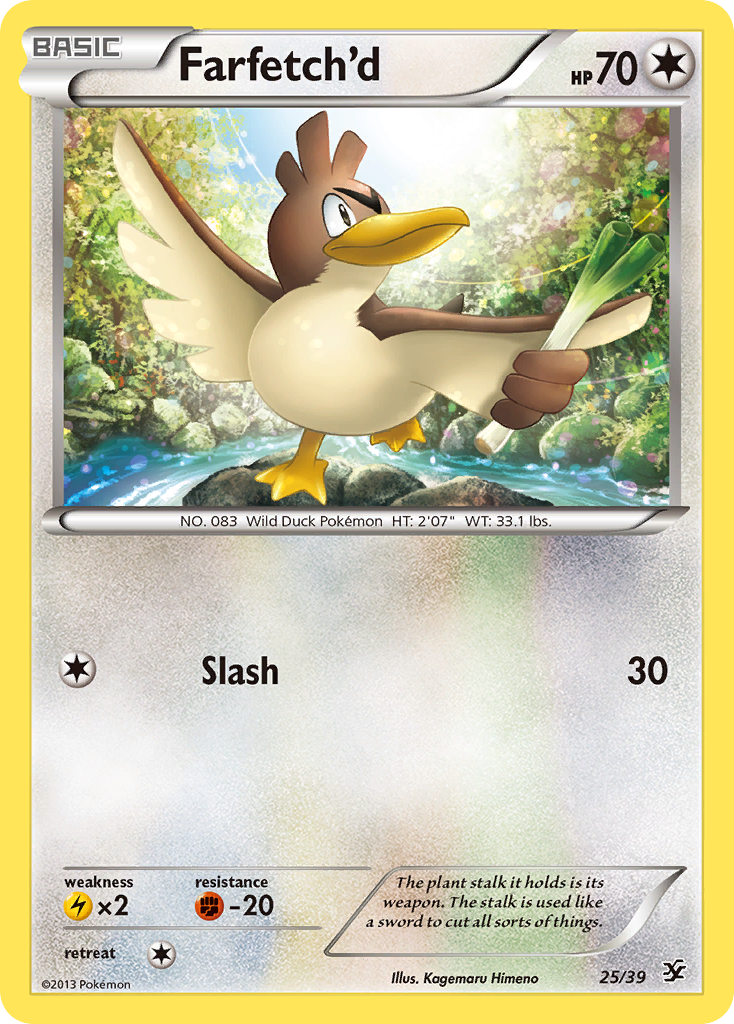 Farfetch'd (25/39) [XY: Kalos Starter Set] | Jomio and Rueliete's Cards and Comics