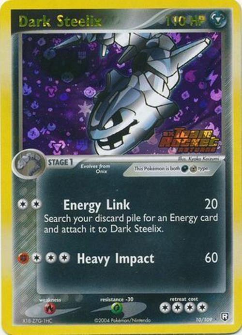 Dark Steelix (10/109) (Stamped) [EX: Team Rocket Returns] | Jomio and Rueliete's Cards and Comics