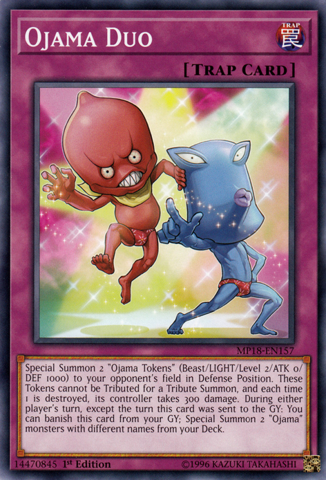 Ojama Duo [MP18-EN157] Common | Jomio and Rueliete's Cards and Comics