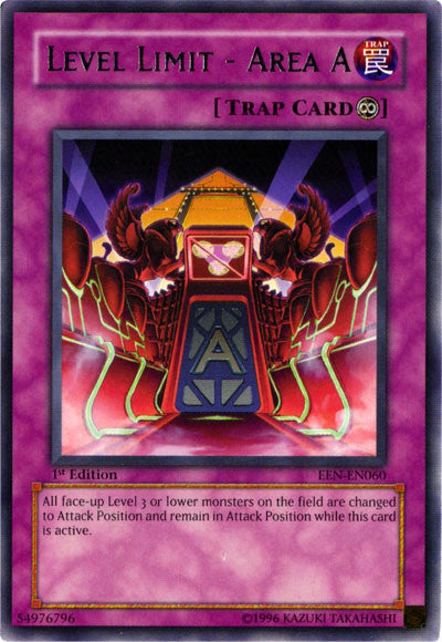 Level Limit - Area A [EEN-EN060] Rare | Jomio and Rueliete's Cards and Comics