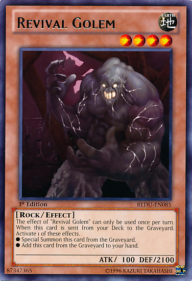 Revival Golem [REDU-EN085] Rare | Jomio and Rueliete's Cards and Comics