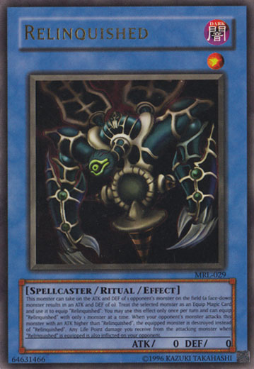 Relinquished [MRL-029] Ultra Rare | Jomio and Rueliete's Cards and Comics