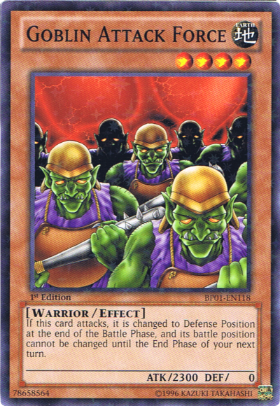 Goblin Attack Force [BP01-EN118] Starfoil Rare | Jomio and Rueliete's Cards and Comics