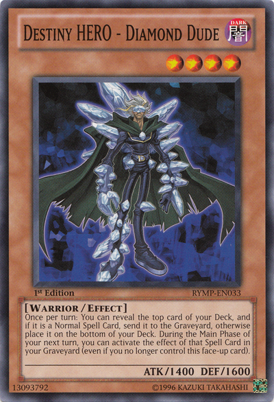 Destiny HERO - Diamond Dude [RYMP-EN033] Common | Jomio and Rueliete's Cards and Comics