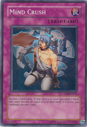 Mind Crush [CP08-EN003] Super Rare | Jomio and Rueliete's Cards and Comics