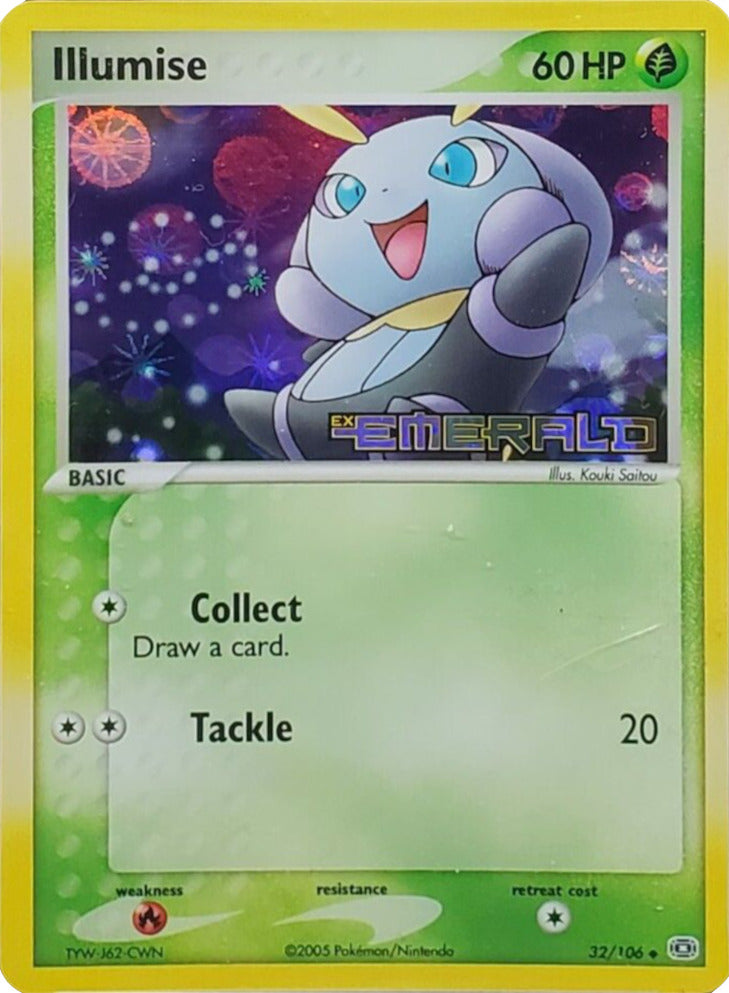 Illumise (32/106) (Stamped) [EX: Emerald] | Jomio and Rueliete's Cards and Comics