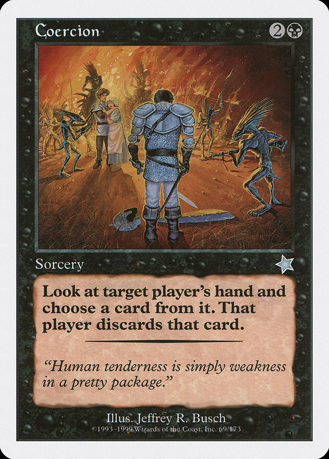 Coercion [Starter 1999] | Jomio and Rueliete's Cards and Comics