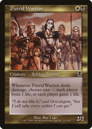 Putrid Warrior [Apocalypse] | Jomio and Rueliete's Cards and Comics