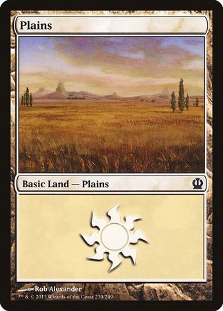 Plains (230) [Theros] | Jomio and Rueliete's Cards and Comics