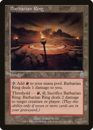 Barbarian Ring [Odyssey] | Jomio and Rueliete's Cards and Comics
