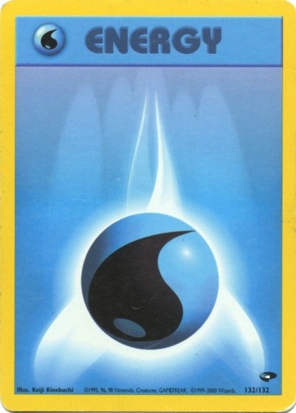 Water Energy (132/132) [Gym Challenge Unlimited] | Jomio and Rueliete's Cards and Comics