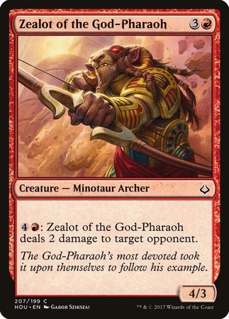 Zealot of the God-Pharaoh [Hour of Devastation] | Jomio and Rueliete's Cards and Comics