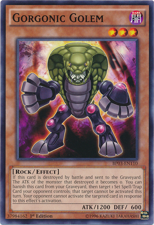 Gorgonic Golem [BP03-EN110] Common | Jomio and Rueliete's Cards and Comics