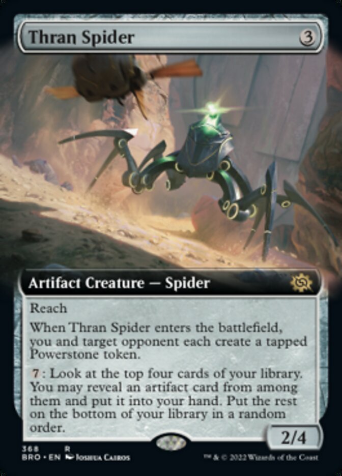 Thran Spider (Extended Art) [The Brothers' War] | Jomio and Rueliete's Cards and Comics