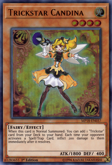 Trickstar Candina [MP18-EN037] Ultra Rare | Jomio and Rueliete's Cards and Comics