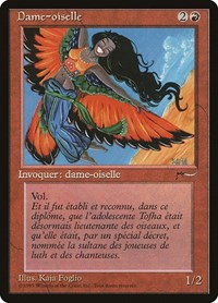 Bird Maiden (French) - "Dame-oiselle" [Renaissance] | Jomio and Rueliete's Cards and Comics