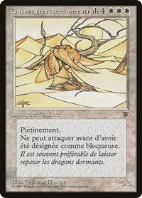 Elder Land Wurm (French) - "Guivre terrestre ancestorale" [Renaissance] | Jomio and Rueliete's Cards and Comics