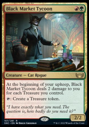Black Market Tycoon (Promo Pack) [Streets of New Capenna Promos] | Jomio and Rueliete's Cards and Comics