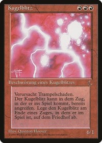 Ball Lightning (German) - "Kugelblitz" [Renaissance] | Jomio and Rueliete's Cards and Comics