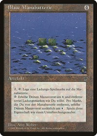 Blue Mana Battery (German) - "Blaue Manabatterie" [Renaissance] | Jomio and Rueliete's Cards and Comics