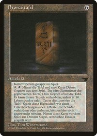 Bronze Tablet (German) - "Bronzetafel" [Renaissance] | Jomio and Rueliete's Cards and Comics