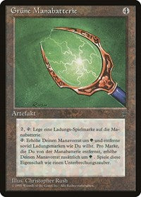 Green Mana Battery (German) - "GruneManabatterie" [Renaissance] | Jomio and Rueliete's Cards and Comics