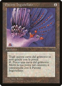 Jeweled Bird (Italian) - "Pavone Ingioiellato" [Rinascimento] | Jomio and Rueliete's Cards and Comics