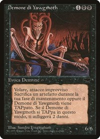 Yawgmoth Demon (Italian) [Rinascimento] | Jomio and Rueliete's Cards and Comics