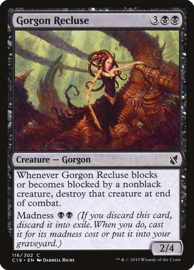 Gorgon Recluse [Commander 2019] | Jomio and Rueliete's Cards and Comics