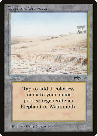Elephant Graveyard [Arabian Nights] | Jomio and Rueliete's Cards and Comics