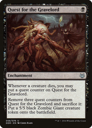 Quest for the Gravelord [Duel Decks: Nissa vs. Ob Nixilis] | Jomio and Rueliete's Cards and Comics
