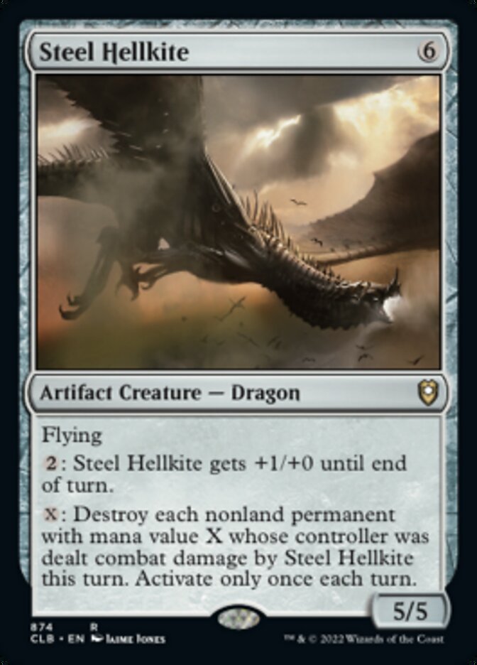 Steel Hellkite [Commander Legends: Battle for Baldur's Gate] | Jomio and Rueliete's Cards and Comics