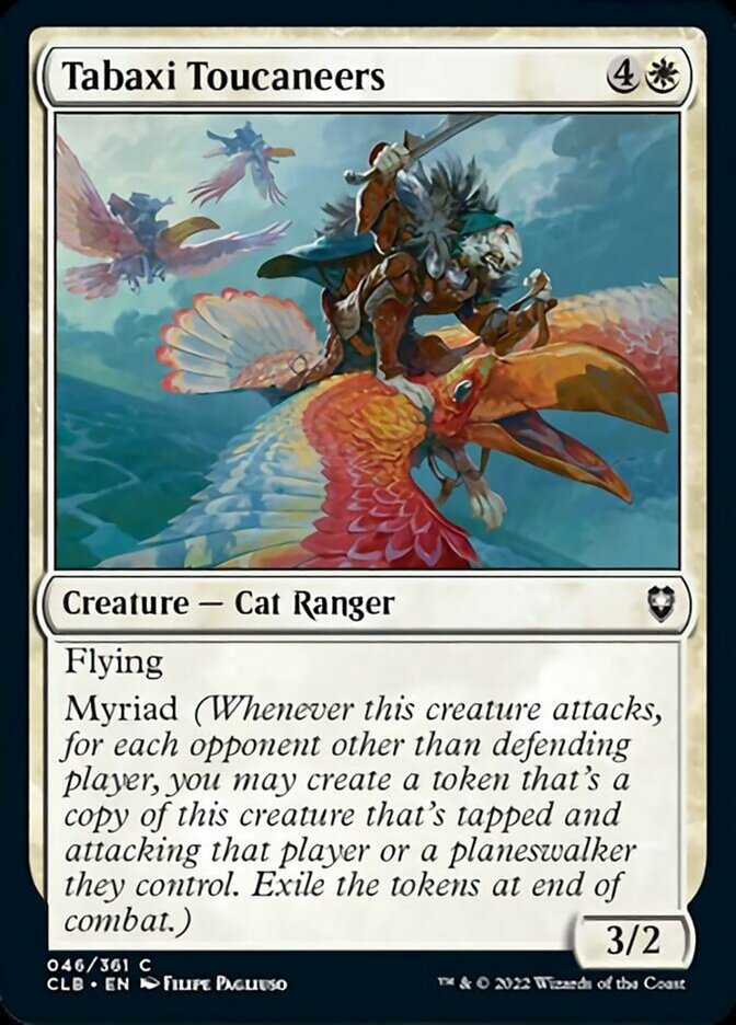 Tabaxi Toucaneers [Commander Legends: Battle for Baldur's Gate] | Jomio and Rueliete's Cards and Comics