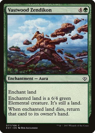 Vastwood Zendikon [Archenemy: Nicol Bolas] | Jomio and Rueliete's Cards and Comics