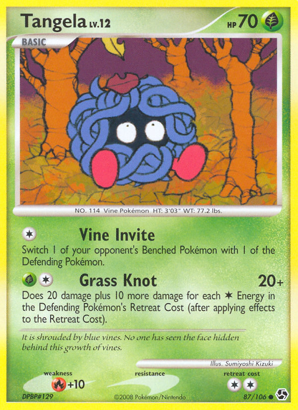 Tangela (87/106) [Diamond & Pearl: Great Encounters] | Jomio and Rueliete's Cards and Comics