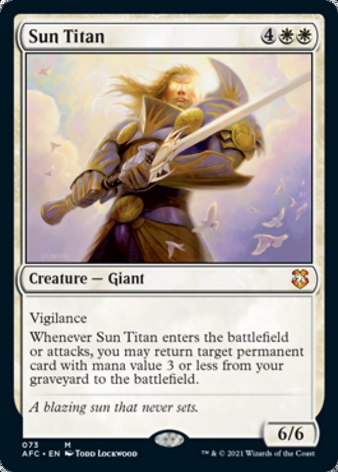 Sun Titan [Dungeons & Dragons: Adventures in the Forgotten Realms Commander] | Jomio and Rueliete's Cards and Comics
