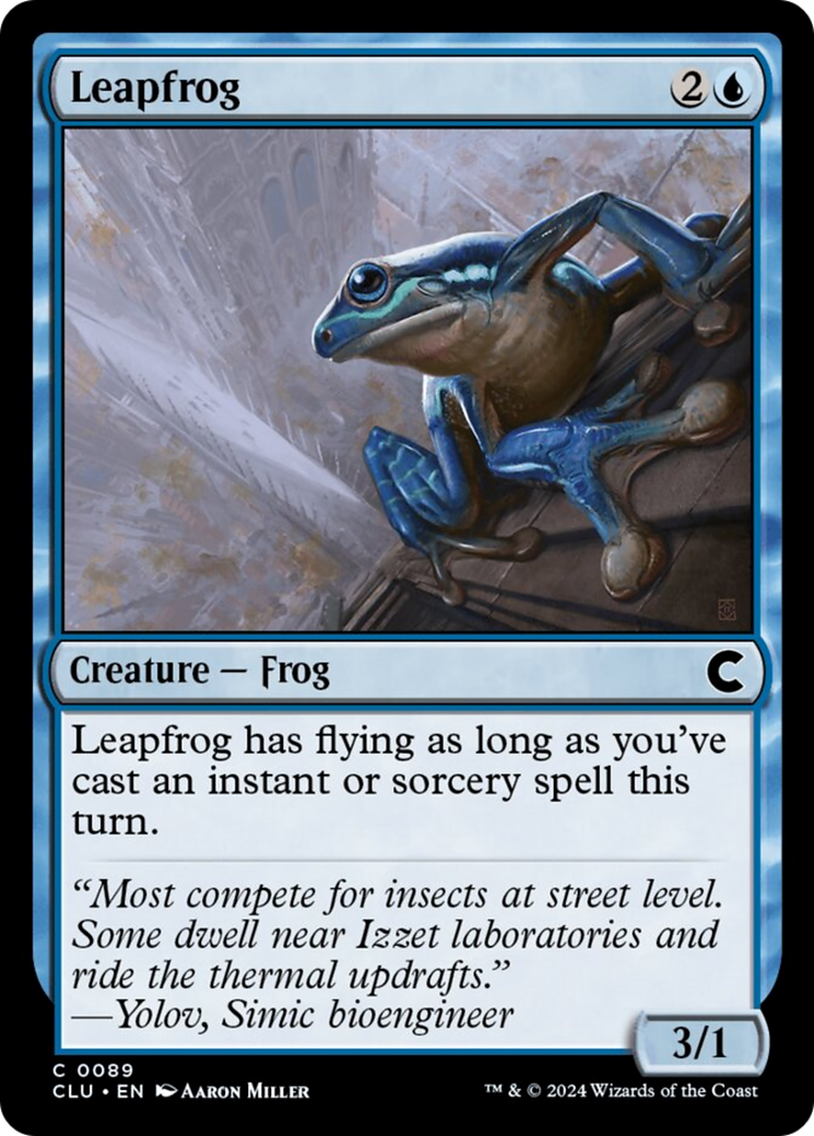 Leapfrog [Ravnica: Clue Edition] | Jomio and Rueliete's Cards and Comics