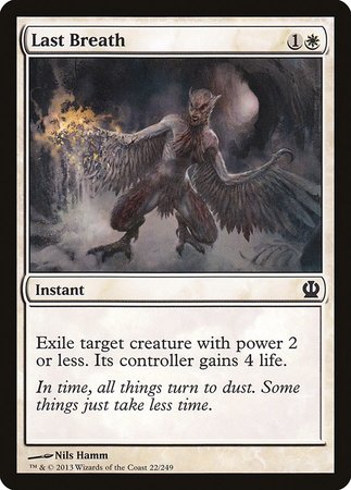 Last Breath [Theros] | Jomio and Rueliete's Cards and Comics