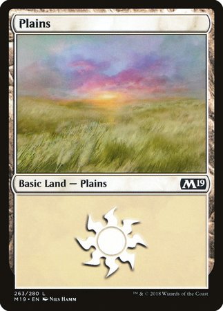 Plains (263) [Core Set 2019] | Jomio and Rueliete's Cards and Comics