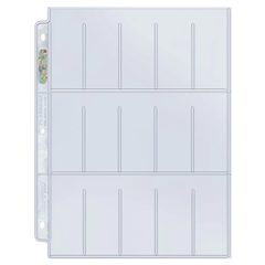 Ultra PRO: Platinum Hologram 15-Pocket Pages - 3-Holes (1.5" x 2.5" / 100-Pack) | Jomio and Rueliete's Cards and Comics