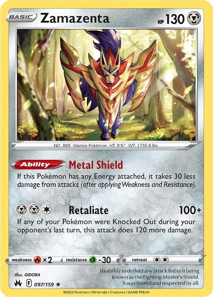 Zamazenta (097/159) [Sword & Shield: Crown Zenith] | Jomio and Rueliete's Cards and Comics