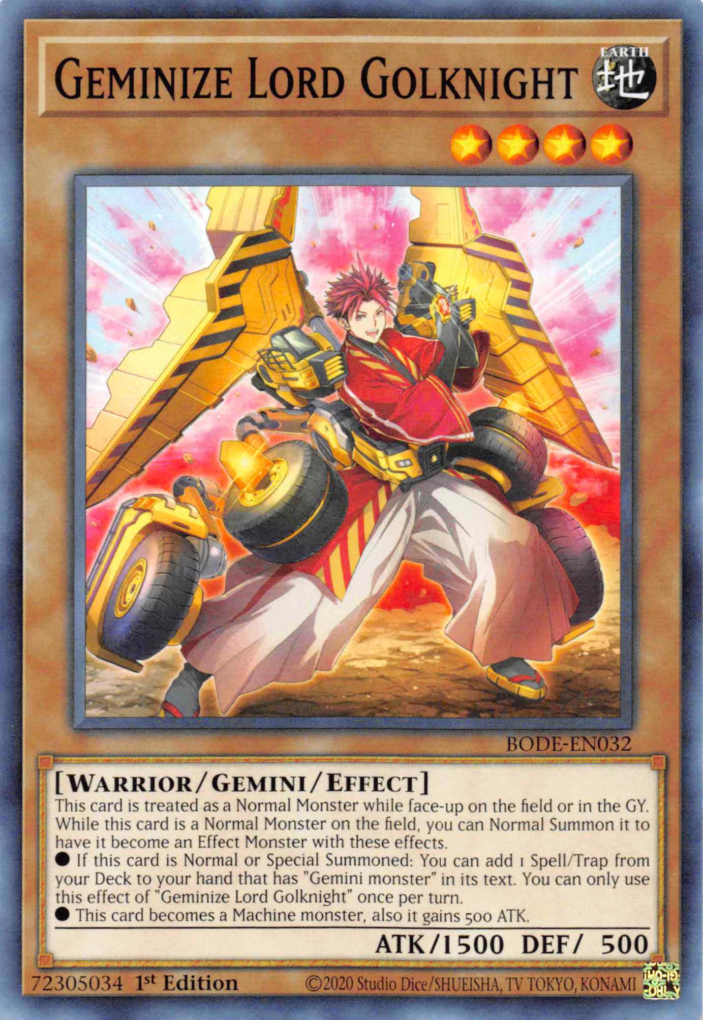 Geminize Lord Golknight [BODE-EN032] Common | Jomio and Rueliete's Cards and Comics