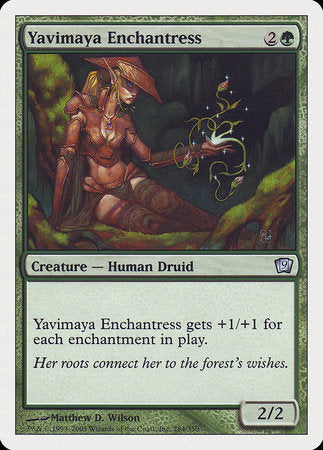 Yavimaya Enchantress [Ninth Edition] | Jomio and Rueliete's Cards and Comics