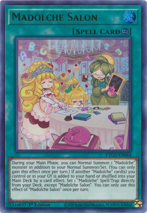 Madolche Salon [ETCO-EN064] Ultra Rare | Jomio and Rueliete's Cards and Comics