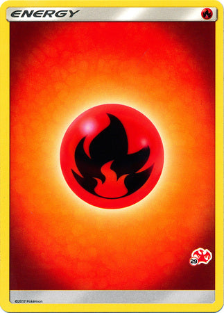 Fire Energy (Charizard Stamp #29) [Battle Academy 2020] | Jomio and Rueliete's Cards and Comics