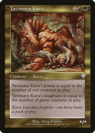 Yavimaya Kavu [Invasion] | Jomio and Rueliete's Cards and Comics