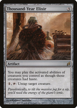 Thousand-Year Elixir [Lorwyn] | Jomio and Rueliete's Cards and Comics
